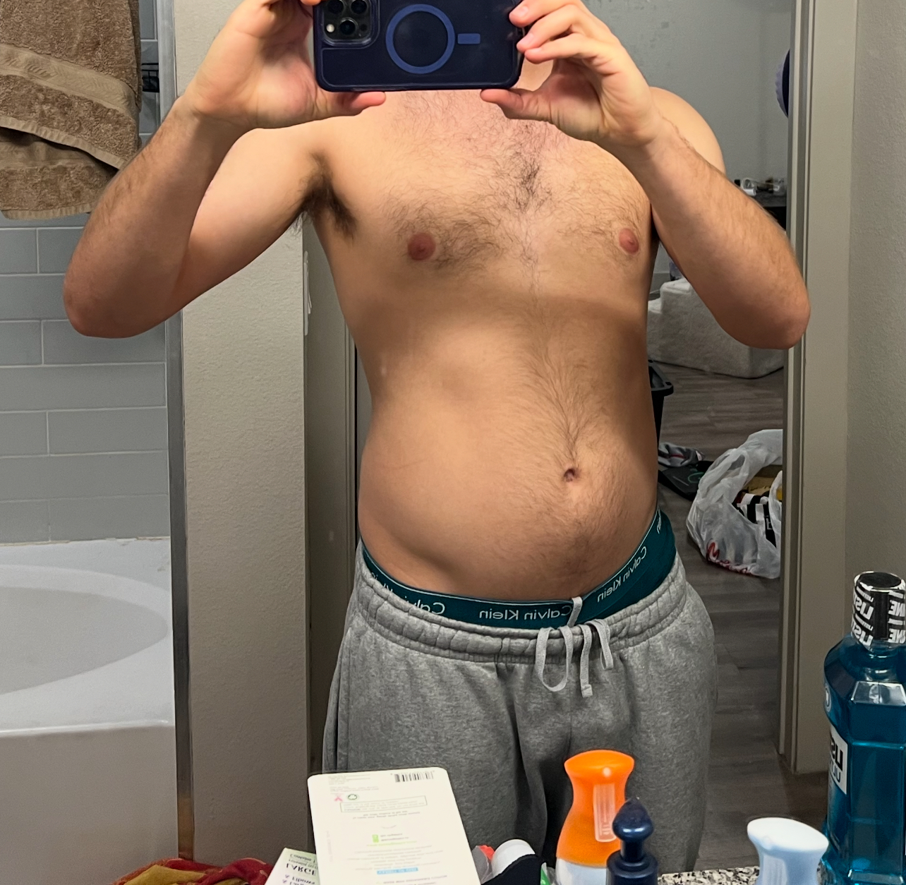 Client before training